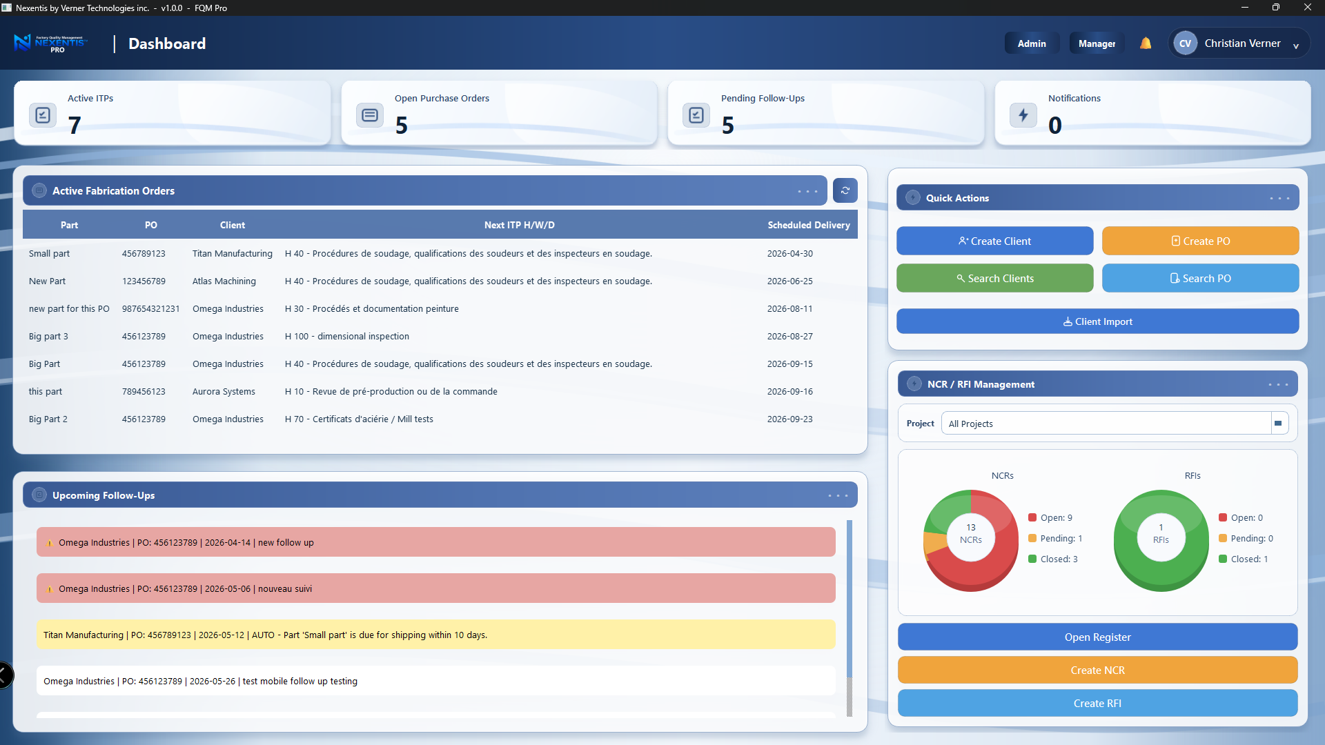 Nexentis dashboard screenshot